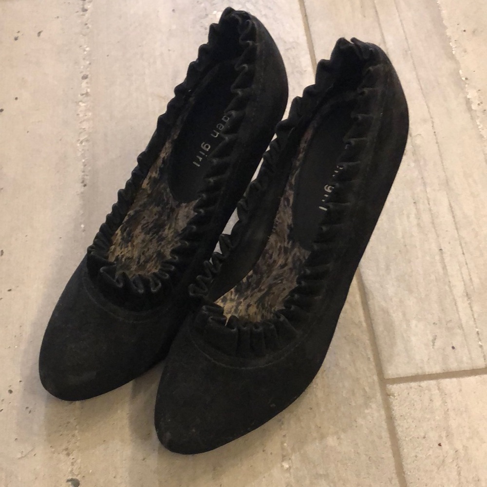Velour Heels